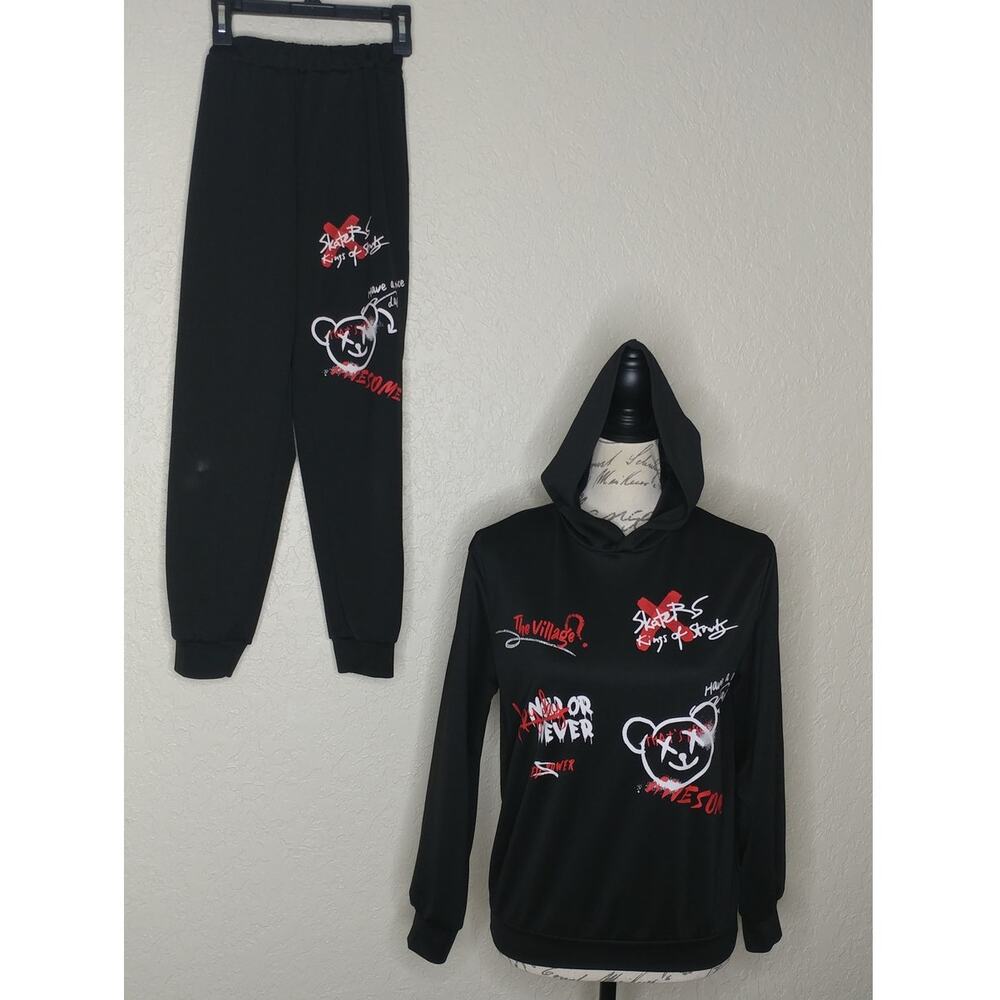 Shein Hoodie and Jogger Pants Set Size 11-12 Y